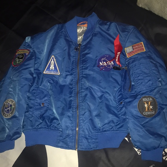 nasa zip up jacket